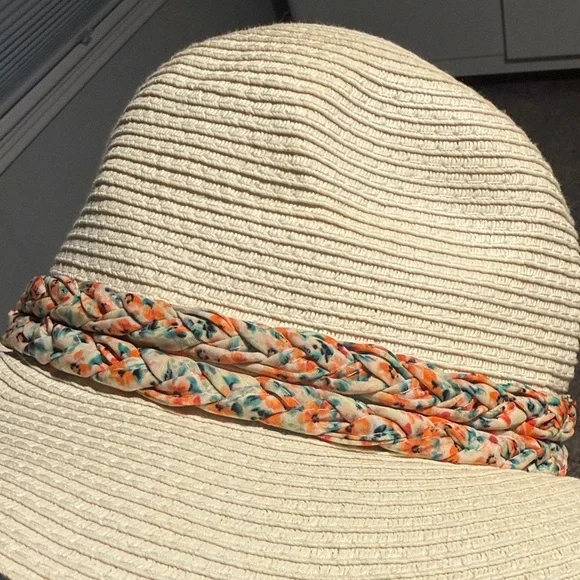 MELROSE AND MARKET Braided Trim Panama Hat - Picture 3 of 4